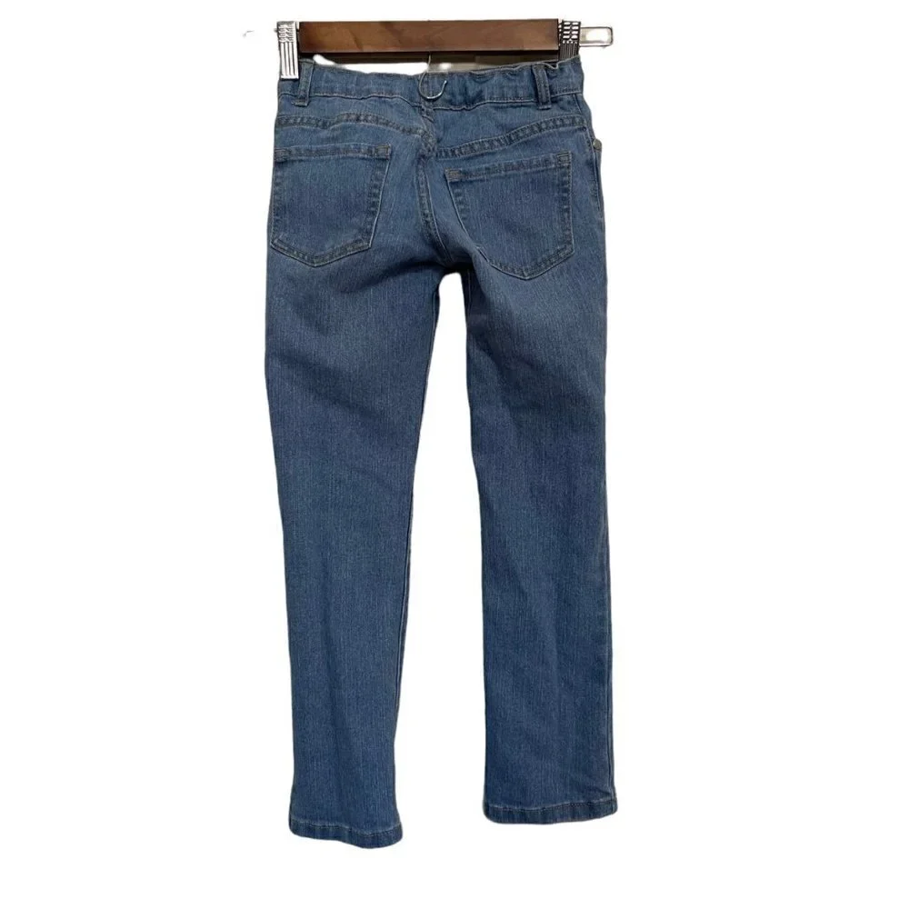 Children's Place Kids Girls Light Wash Elastic Waist Skinny Jeans Size 6X/7